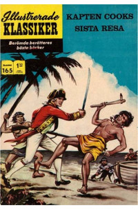 Illustrerade Klassiker nr 165 Kapten Cooks sista resa (1969) 1.50 2:a upplagan (165 baksidan)